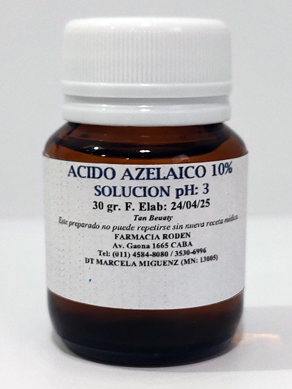 Peeling 30ml - Ac Azelaico solución 10% PH 3