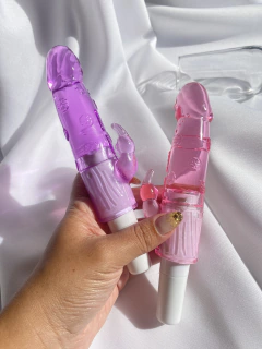Vib. Rabbit em Silicone - Estímulo Duplo
