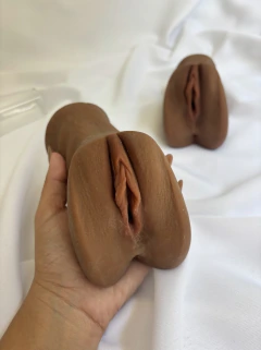 Masturbador Duplo Vagina e Ânus - Cyber Skin - comprar online