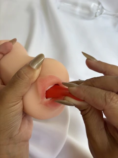 Masturbador Duplo Boca e Vagina - Cyber Skin - comprar online