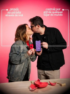 Vibrador de Calcinha controlado por APP na internet