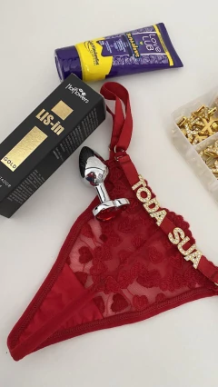 Fio Personalizável Tule Coração Vermelha na internet