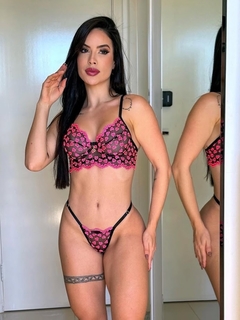 Conjunto Love Preto com Pink - M - comprar online