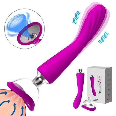 Vibrador y Succionador Femenino Usb Con 7 Modos de Función