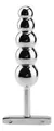 Dilatador Anal De Acero Con Esferas Unisex - SEX SHOP ZONA ROJA