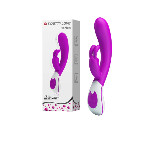Vibrador Pretty Love Harlan doble estimulo