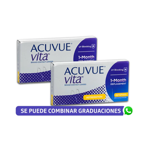 Acuvue Vita Para Astigmatismo - PROMO X 2 CAJAS - 60 Lentes - - comprar online