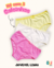 Kit com 3 - Calcinhas Juvenil Lisas V1 - comprar online