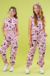 Conjunto Capuz Floral Rosa - comprar online