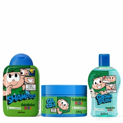 Cebolinha Kids Kit Shampoo 3 em 1 Gel Cola e Colônia