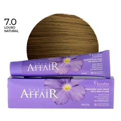 Elisafer Color Affair 7.0 Louro Natural Permanente 60g