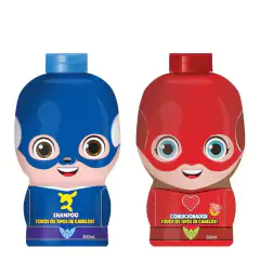 Luccas Neto Combo 3D Shampoo e Condicionador Todos os Tipos de Cabelos
