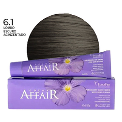 Elisafer Color Affair 6.1 Louro Escuro Acinzentado Permanente 60g