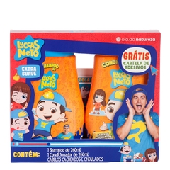 Luccas Neto Combo Shampoo e Condicionador Cabelos Ondulados e Cacheados (2x260ml)