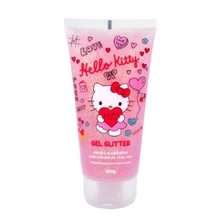 Hello Kitty Kit Cabelos Lisos e Delicados Gel Glitter - Cia da Natureza