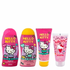 Hello Kitty Kit Cabelos Lisos e Delicados Gel Glitter - comprar online