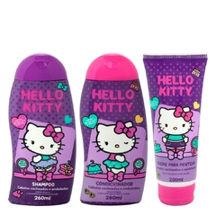 Hello Kitty Kit Cabelos Cacheados e Ondulados