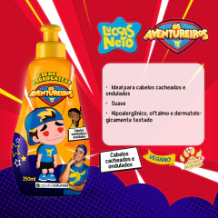 Luccas Neto Creme para Pentear Cabelos Cacheados e Ondulados 250ml na internet