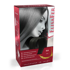 Elisafer Coloração em Creme 2.0 Preto 155g