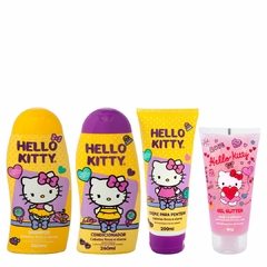 Hello Kitty Kit Cabelos Finos e Claros Gel Glitter - comprar online