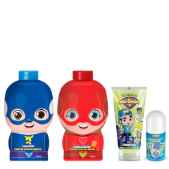 Luccas Neto Kit 3D com Gel Fixador e Deo Roll On Coragem na internet