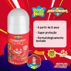 Luccas Neto Deo Roll-On Amor 65ml - Cia da Natureza