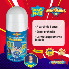 Luccas Neto Deo Roll-On Coragem 65ml - Cia da Natureza