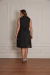 Vestido Midi Festa Crepe Aline