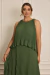 Vestido Longo Festa Crepe Tereza