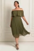 Imagem do VESTIDO MIDI FESTA CREPE FELICIA