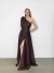 Vestido Longo Festa Cetim Abigail - loja online