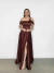 Vestido Longo Festa Cetim Michele - loja online