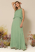Vestido Longo Festa Crepe Alessandra