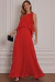 Vestido Longo Festa Crepe Alessandra
