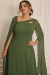 Vestido Longo Festa Crepe Marta