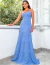 Vestido Longo Festa Crepe Jaqueline