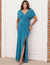 Vestido Longo Festa Lurex Sadie - comprar online