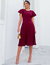 Vestido Midi Festa Crepe Luna - comprar online