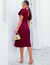 Vestido Midi Festa Crepe Luna - Jella Hit