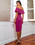 Vestido Midi Festa Malha Crepe Isabela - loja online