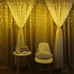 Cortina de luces led 4 x 0,60 mts Interconectable