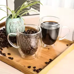 Taza doble vidrio 250 ml en internet