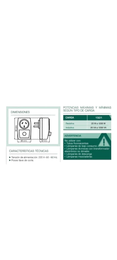Dimmer variador de tensión en internet