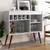 Aparador Buffet Adega New Odin Pés de Madeira EJ Móveis - comprar online