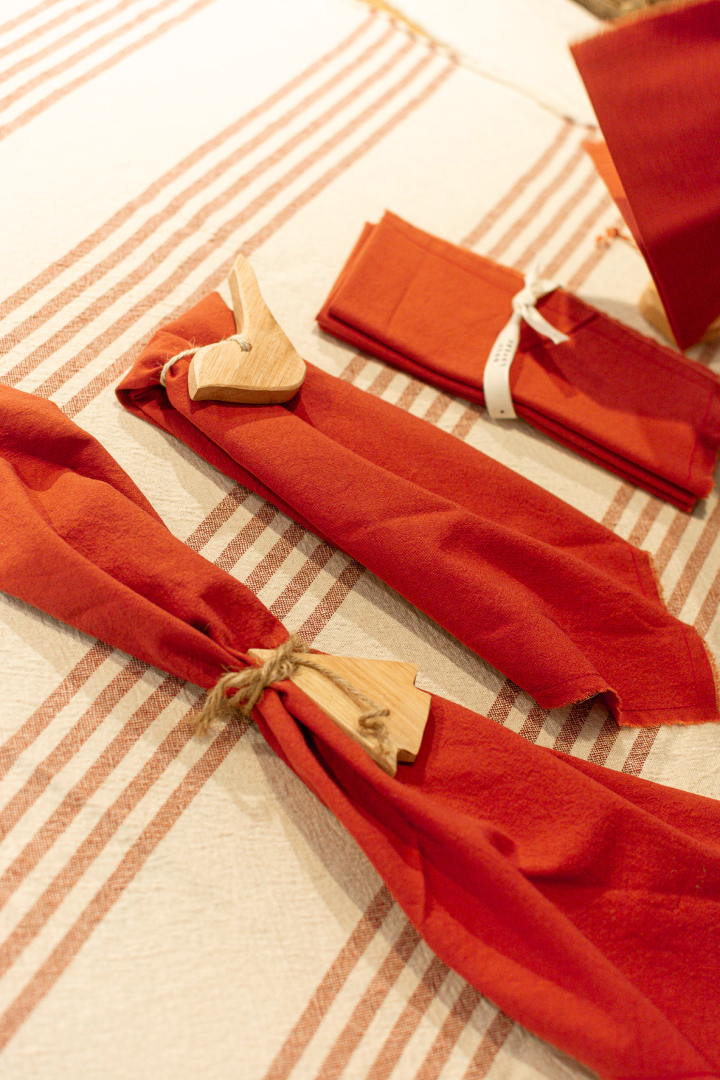 Set de servilletas red