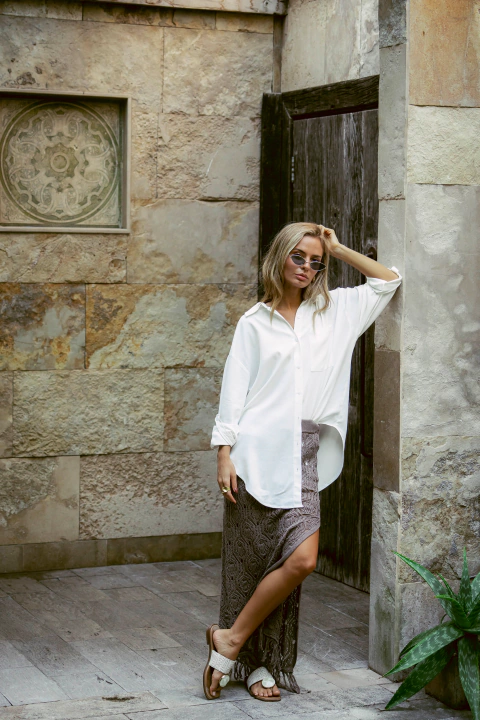 CAMISA BOHA OFF WHITE - comprar online