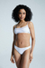 LESS FLORA ALGODON BLANCO - comprar online