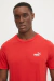 Camiseta Puma Ess Small Logo Vermelha na internet