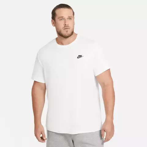 Camiseta Nike Sportswear Club Branco Branco