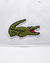 Boné de sarja com insígnia de crocodilo - One Way Store